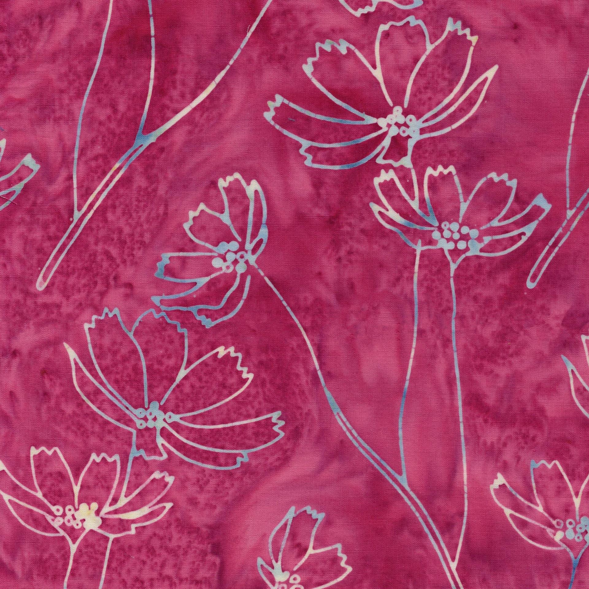 Meadow Brook 5" Stamp, Island Batik, 5" Precut Blue Green Pink Batik Fabric Charm Pack Quilt Squares