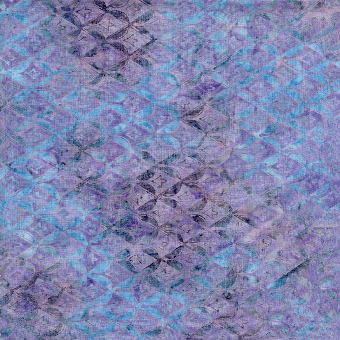 Tonga Mermaid Batik 5" Squares, Timeless Treasures Treat-Mini42 Blossom, 5" Precut Teal Turquoise Lavender Batik Charm Pack Squares