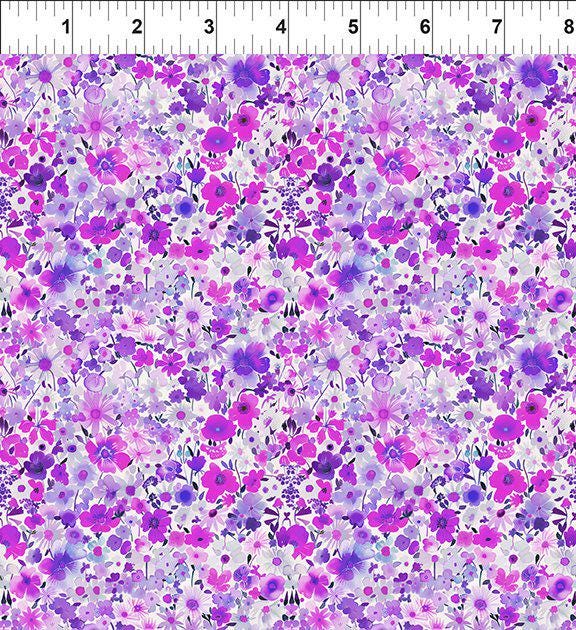 Lovelies 2.5" JUNIOR Strip Roll, In the Beginning Fabrics ST-IBFLOV-Sr, 2.5" Precut Multicolored Floral Fabric Strips