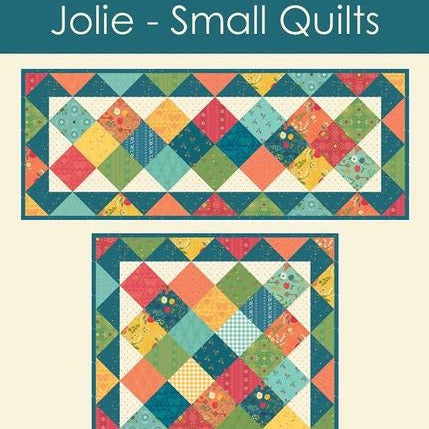 Jolie Table Quilt Pattern, Busy Hands Quilts BUS1121, Charm Squares Friendly Table Runner Topper Quilt Pattern