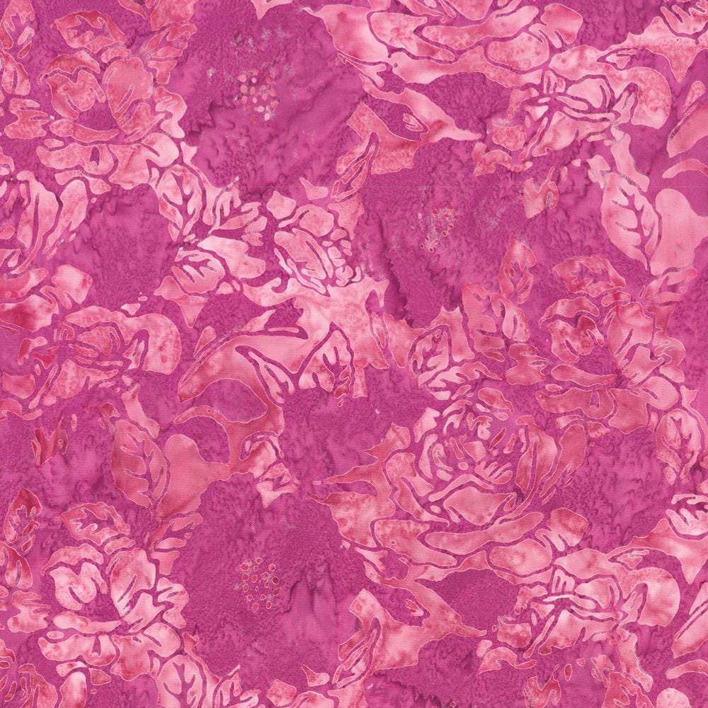 Artisan Batiks Sweet Blossoms 5" Charm Squares, Robert Kaufman CHS-1321-42, 5" Precut Floral Batik Charm Pack Fabric Squares