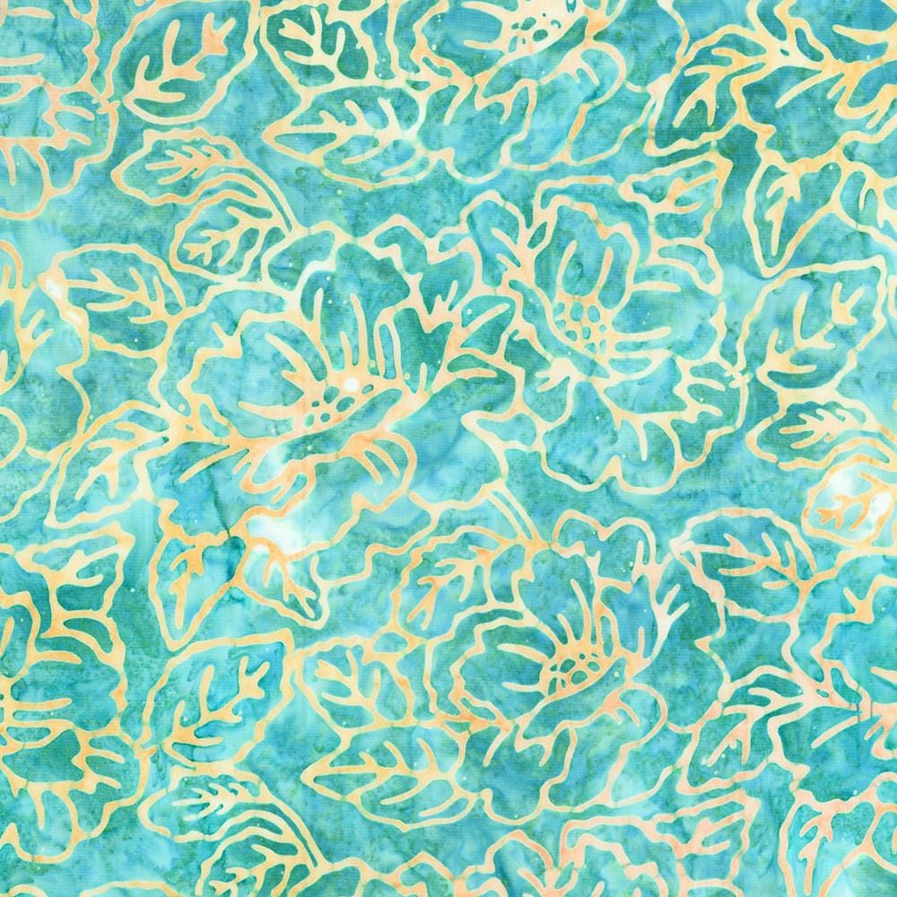 Artisan Batiks Sweet Blossoms 5" Charm Squares, Robert Kaufman CHS-1321-42, 5" Precut Floral Batik Charm Pack Fabric Squares