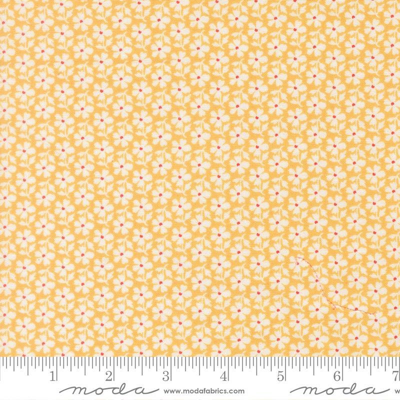 Summer's End Jelly Roll, Moda 35430JR, 2.5" Green Orange Red Pink Precut Floral Fabric Strips, Fig Tree and Co