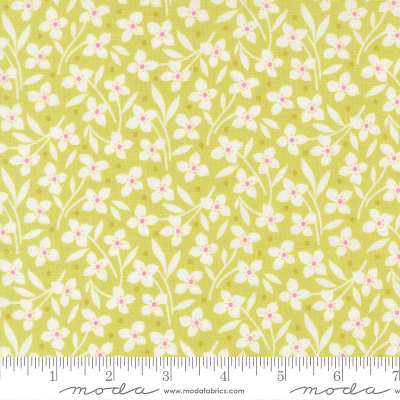 Summer's End 5" Charm Pack, Moda 35430PP, 5" Precut Pink Green Orange Floral Quilting Fabric Squares, Fig Tree