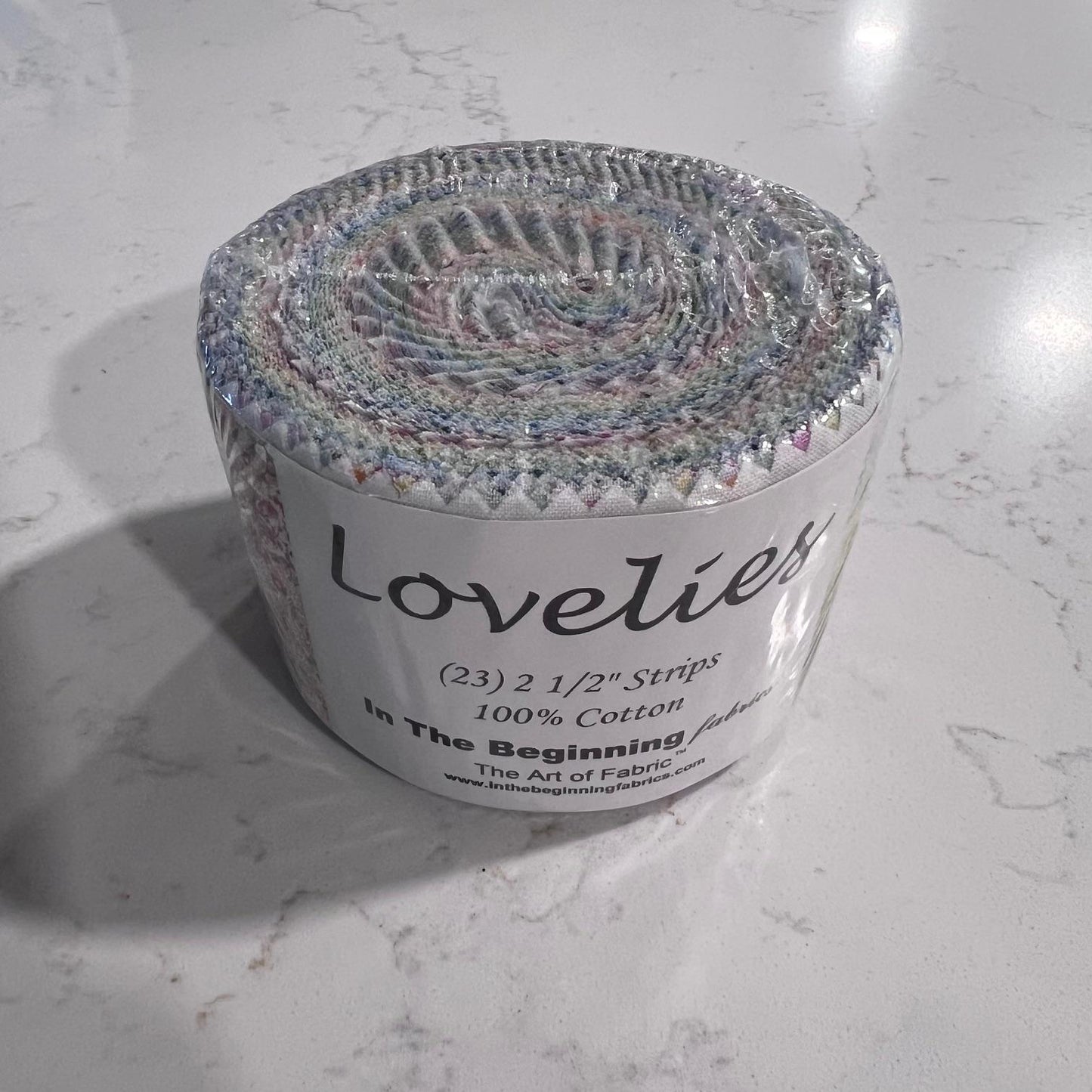 Lovelies 2.5" JUNIOR Strip Roll, In the Beginning Fabrics ST-IBFLOV-Sr, 2.5" Precut Multicolored Floral Fabric Strips