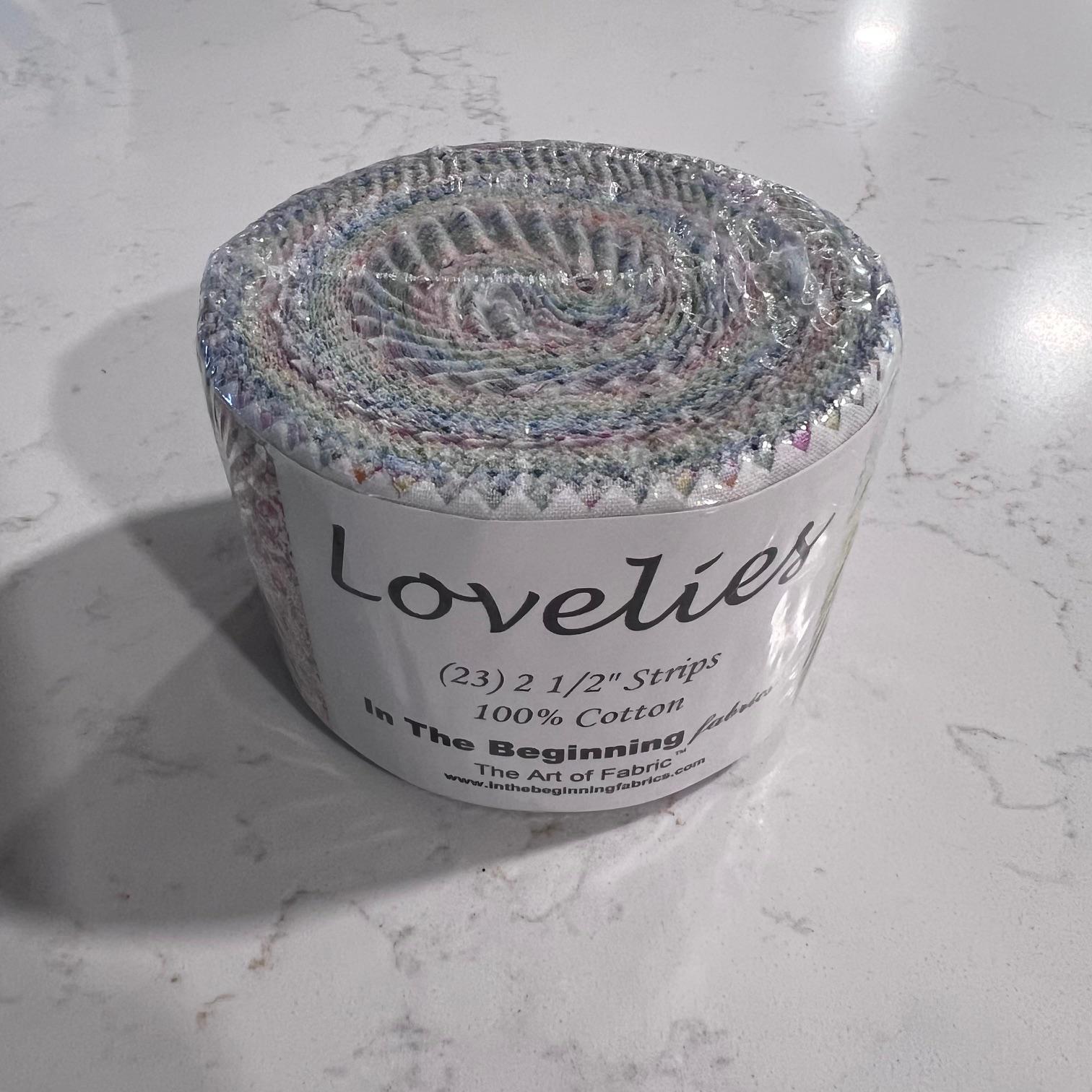 Lovelies 2.5" JUNIOR Strip Roll, In the Beginning Fabrics ST-IBFLOV-Sr, 2.5" Precut Multicolored Floral Fabric Strips