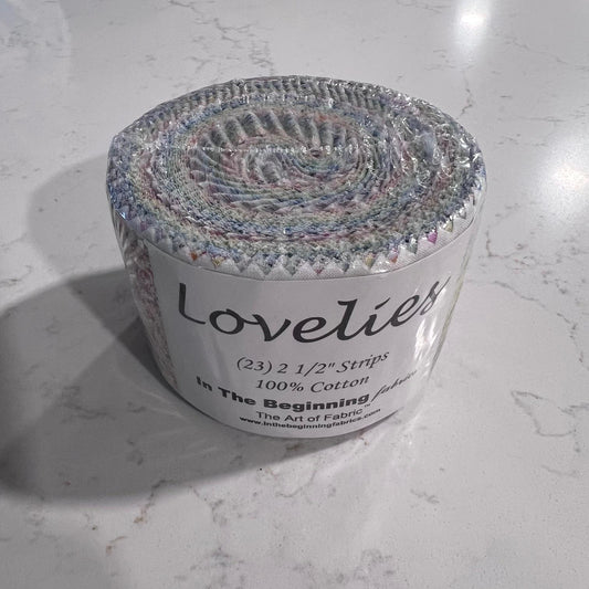 Lovelies 2.5" JUNIOR Strip Roll, In the Beginning Fabrics ST-IBFLOV-Sr, 2.5" Precut Multicolored Floral Fabric Strips