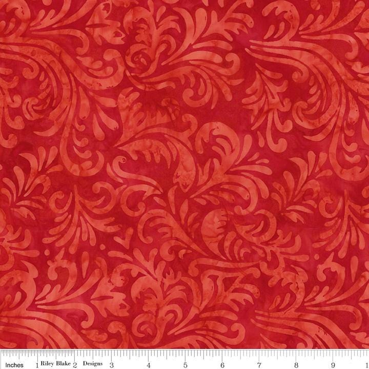 Expressions Batiks - Swirl the Rainbow 5" Stacker, Riley Blake 5-23565-42, 5" Precut Multicolored Batik Fabric Squares
