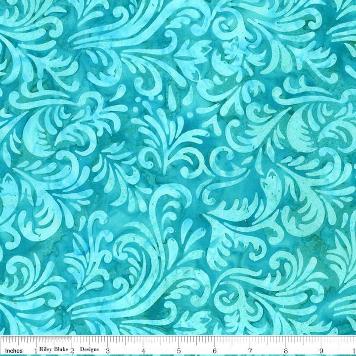 Expressions Batiks - Swirl the Rainbow 5" Stacker, Riley Blake 5-23565-42, 5" Precut Multicolored Batik Fabric Squares