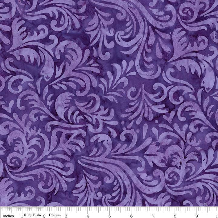 Expressions Batiks - Swirl the Rainbow 5" Stacker, Riley Blake 5-23565-42, 5" Precut Multicolored Batik Fabric Squares