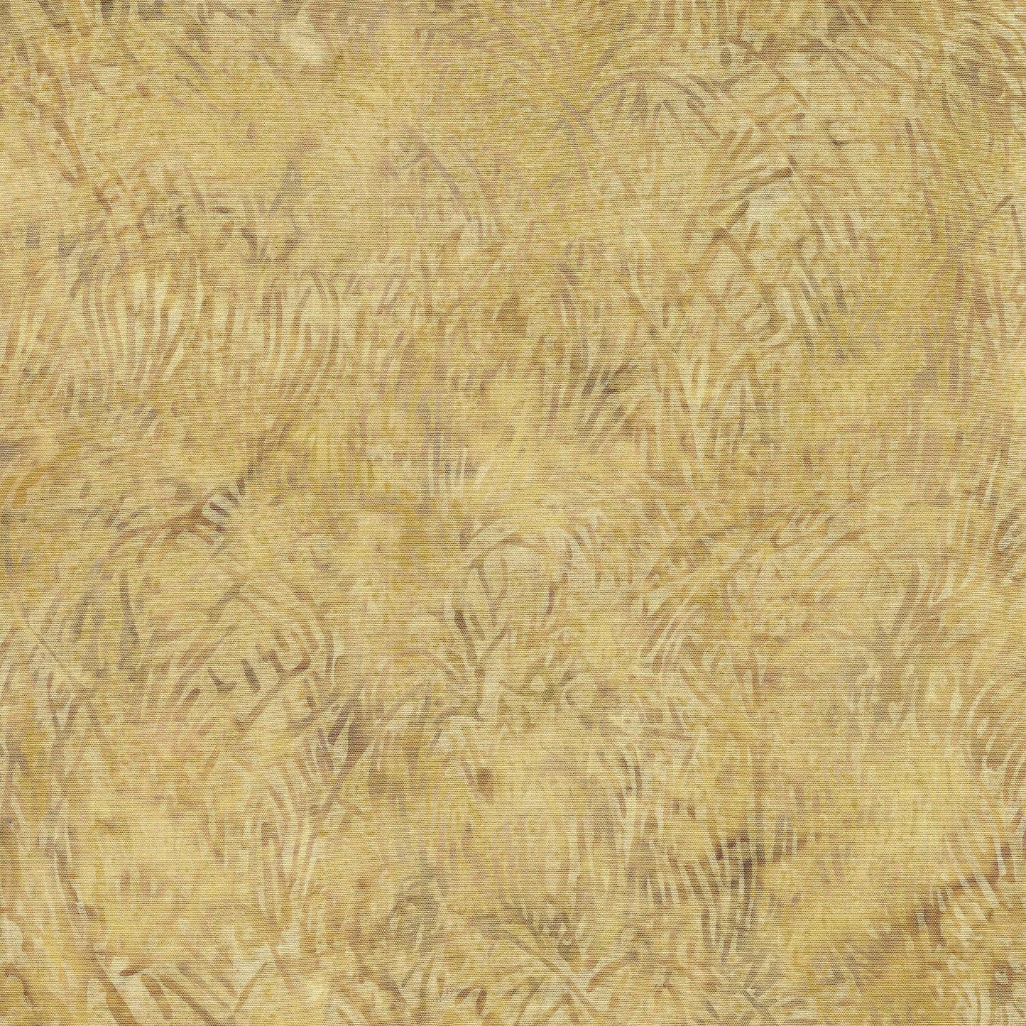 Fall Gatherings - Tan Beige Grass Batik Fabric, Island Batik 122338267 Gold Ochre, Tan Brown Batik Blender Fabric, By the Yard