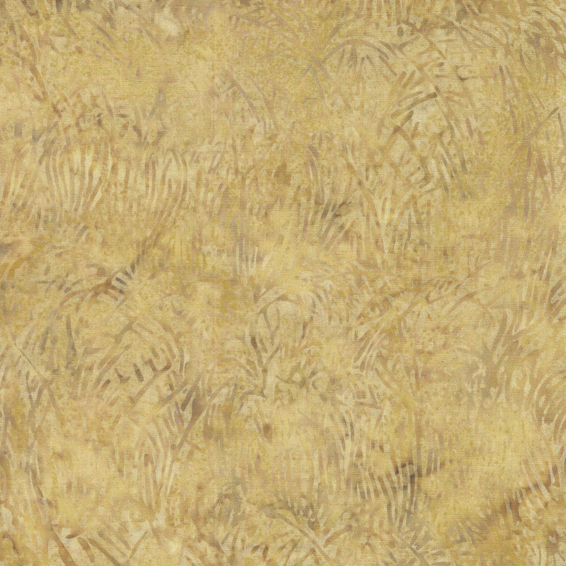 Fall Gatherings - Tan Beige Grass Batik Fabric, Island Batik 122338267 Gold Ochre, Tan Brown Batik Blender Fabric, By the Yard
