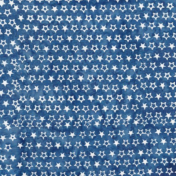 Jubilee 10" Stack, Island Batik, 10" Precut Patriotic Layer Cake Quilt Fabric Squares, Red White Blue Batiks