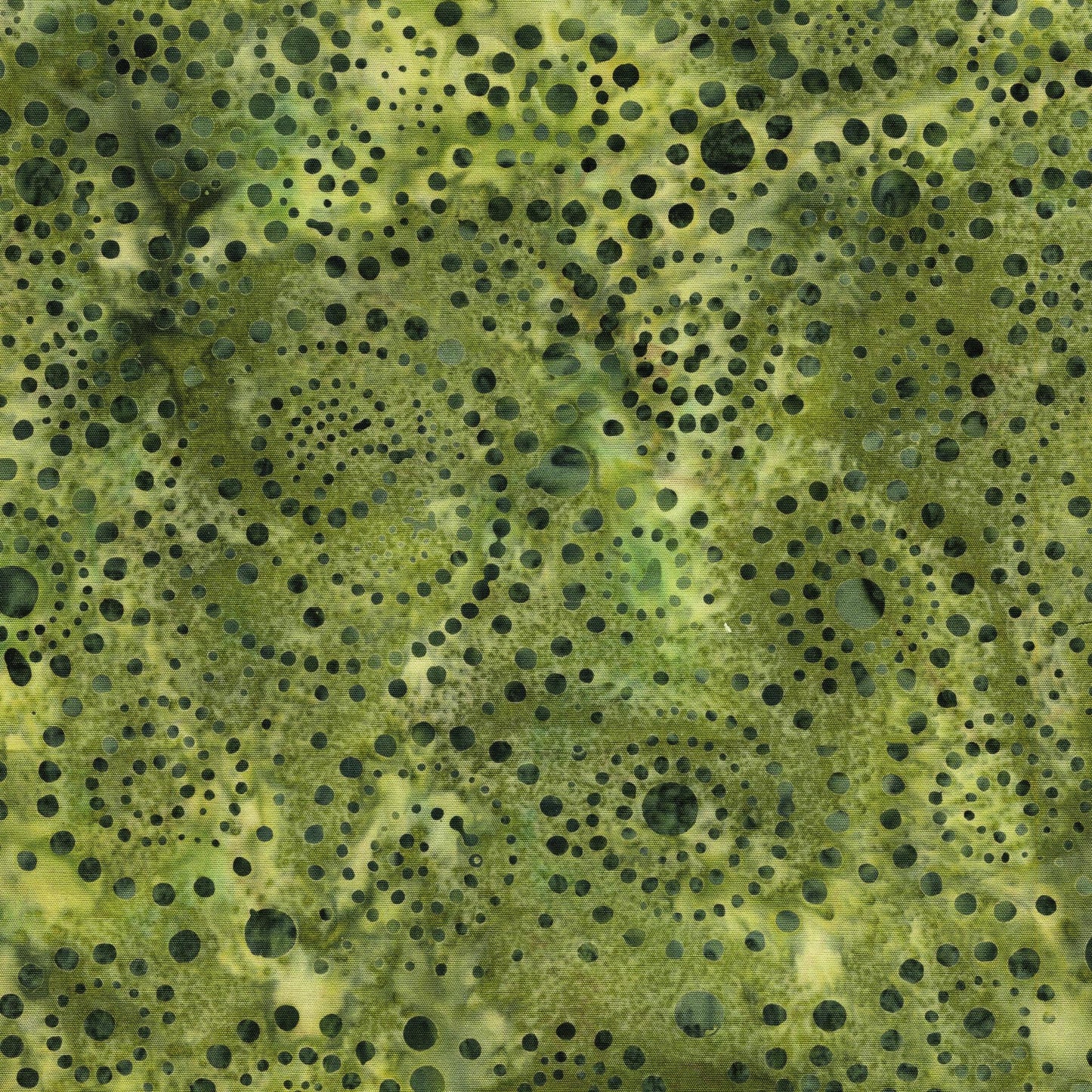 Dotmania Strip Pack, Island Batik, Precut 2.5" Tan Green Brown Batik Fabric Strip Roll