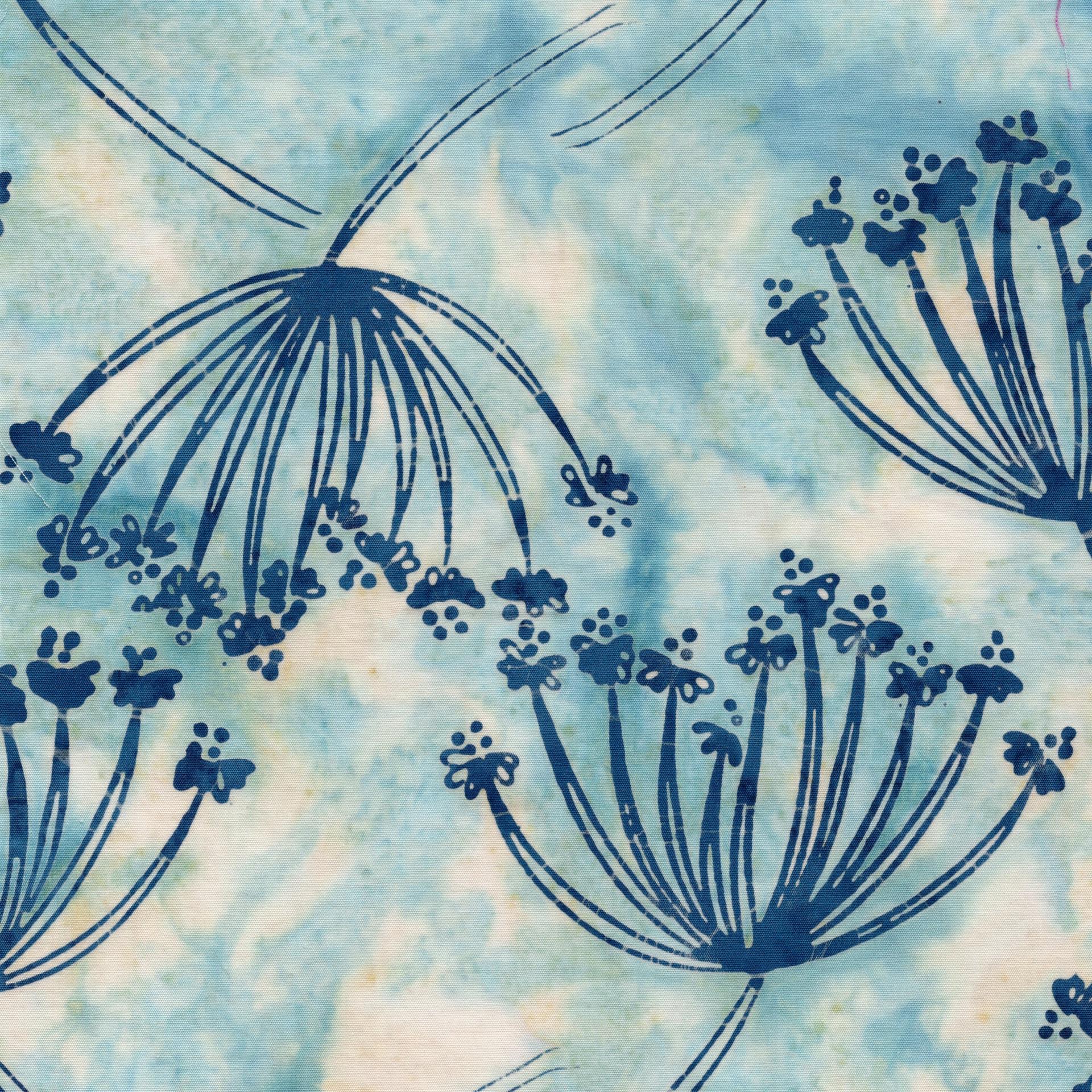 Meadow Brook 5" Stamp, Island Batik, 5" Precut Blue Green Pink Batik Fabric Charm Pack Quilt Squares
