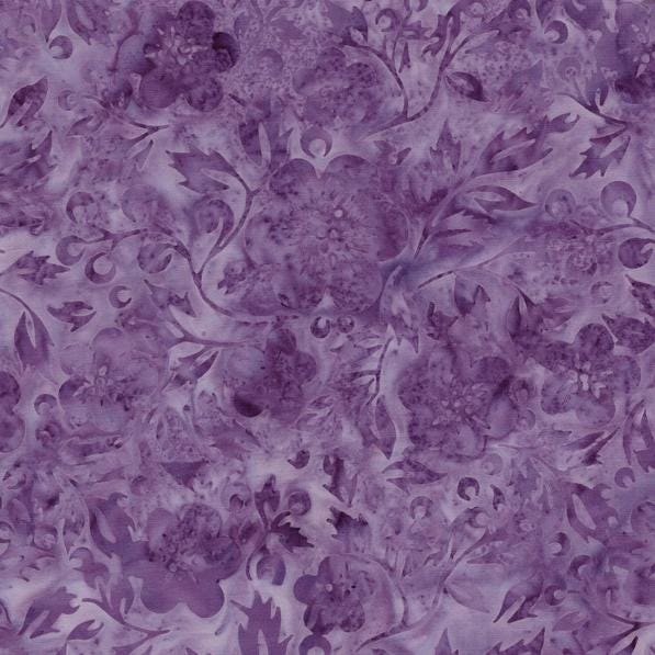 Springtime Bouquet 5" Stamp, Island Batik, 5" Precut Blue Green Pink Purple Floral Batik Fabric Charm Pack Quilt Squares