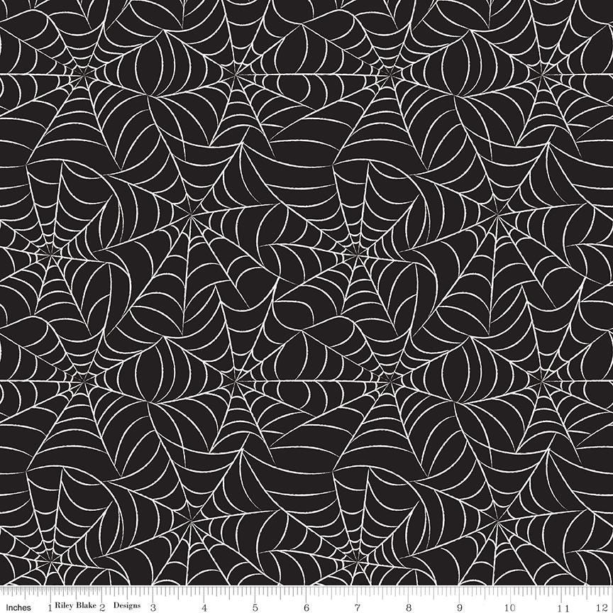 Frank and Friends Halloween 5" Stacker, Riley Blake 5-17470-42, 5" Precut Pink Orange Green Black Halloween Quilt Fabric, My Mind's Eye