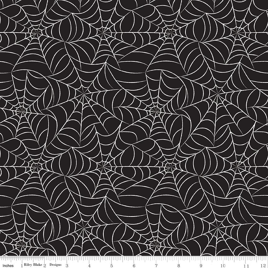 Frank and Friends Halloween 10" Stacker, Riley Blake 10-17470-42, 10" Precut Pink Orange Green Black Halloween Quilt Fabric, My Mind's Eye