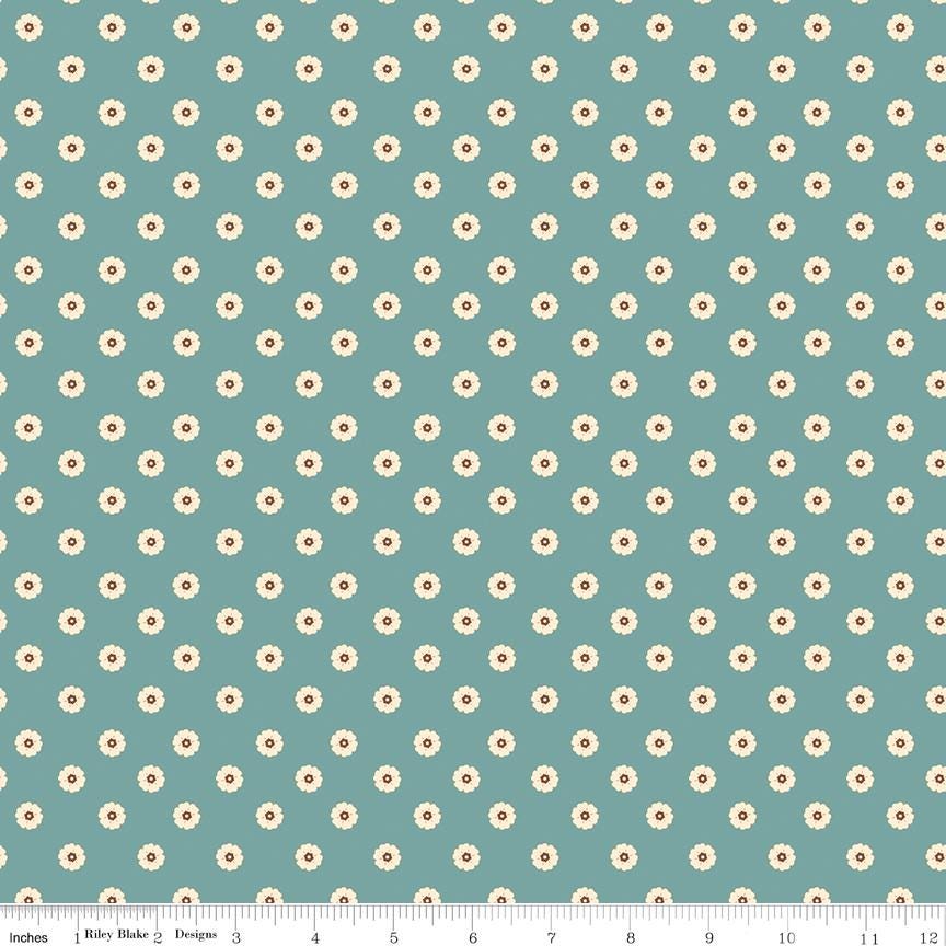 Cowgirl 10" Stacker, Riley Blake 10-17480-42, Pink Blue Brown Yellow Western Floral Highland Cows Boots Quilt Fabric Squares, Echo Park