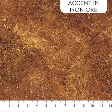Stonehenge Gradations II - Canyon Brown Stone Look Fabric, Northcott 26759-37 Canyon, Brown Limestone Texture Fabric, By the Yard