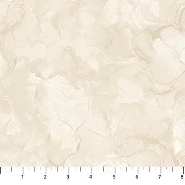 Mirage - Cream Watercolor Blender Fabric, Northcott 28270-12 Vanilla, Cream Beige Tonal Texture Blender Fabric, By the Yard