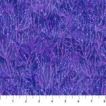 Coral Reef - Purple Coral Tonal Texture Fabric, Northcott DP28882-86, Purple Coral Blender Fabric, By the Yard