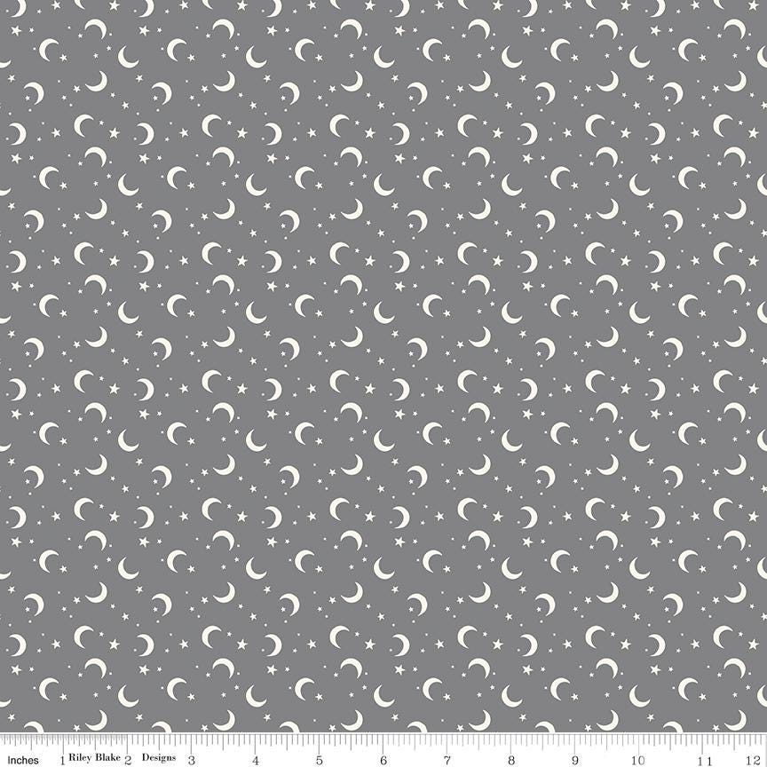 Frank and Friends Halloween 5" Stacker, Riley Blake 5-17470-42, 5" Precut Pink Orange Green Black Halloween Quilt Fabric, My Mind's Eye
