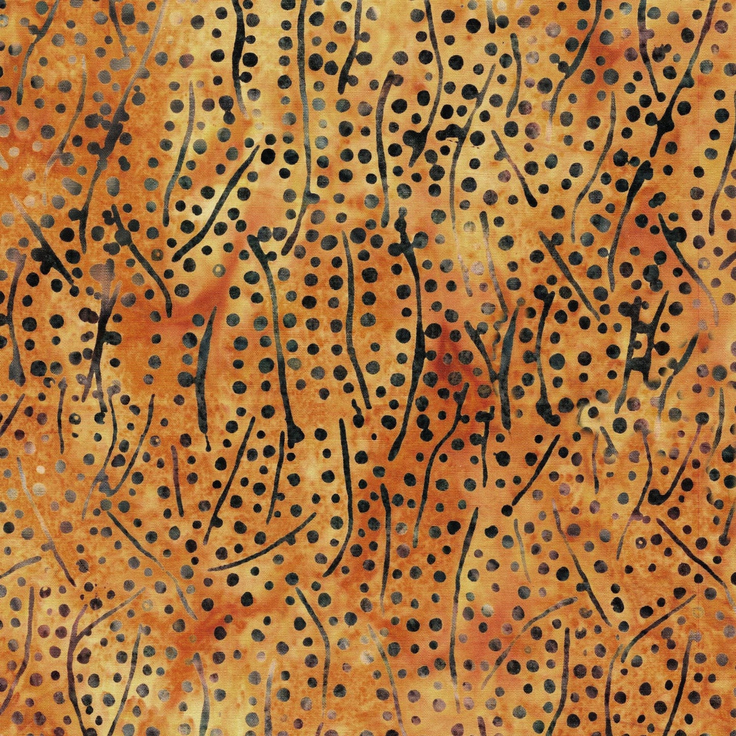 Dotmania Stack, Island Batik, 10" Precut Green Brown Beige Batik Layer Cake Fabric Squares