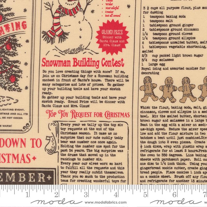 Holiday Cheer 5" Charm Pack, Moda 20970PP, 5" Precut Christmas Xmas Fabric Squares, Stacy Iest Hsu