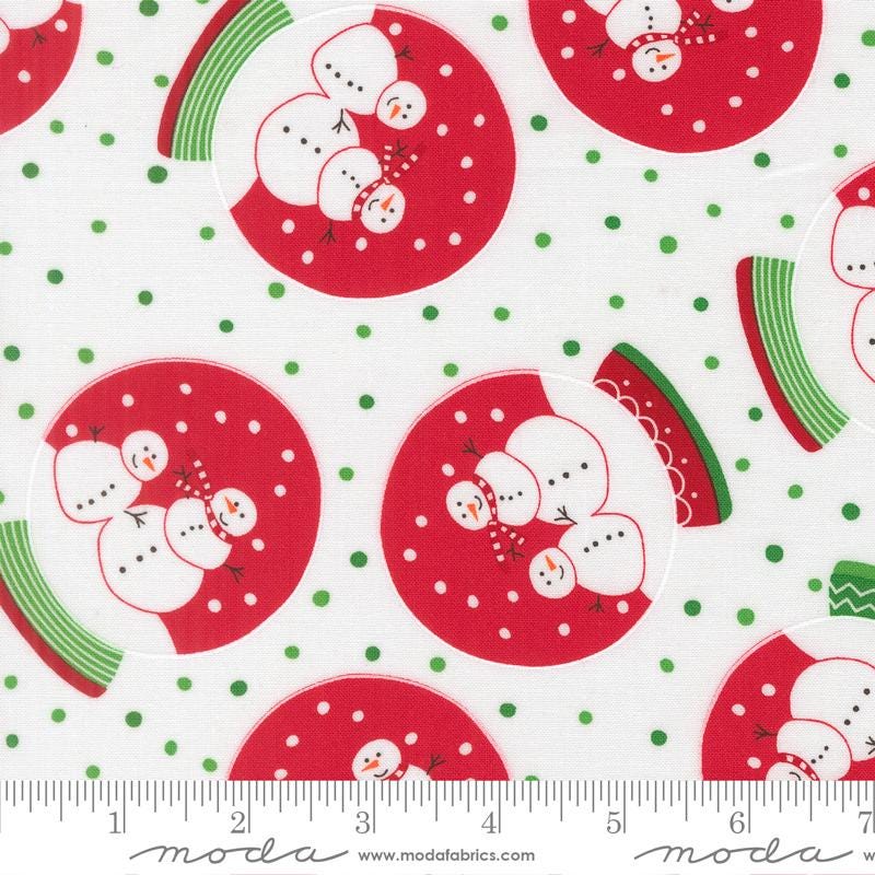 Snow Time 5" Charm Pack, Moda 22500PP, 5" Precut Christmas Xmas Fabric Squares, Me and My Sister
