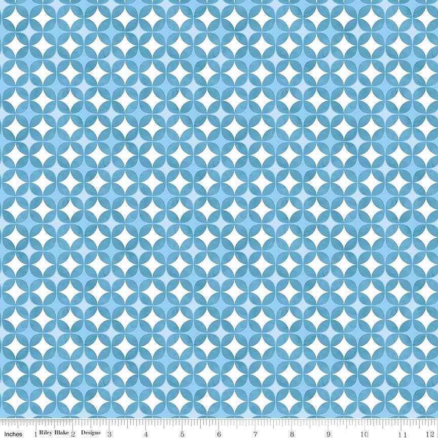 Painted Petals 5" Stacker, Riley Blake 5-17590-42, 5" Precut Pink Blue Green Yellow Floral Charm Pack Fabric Squares, Lila Tueller