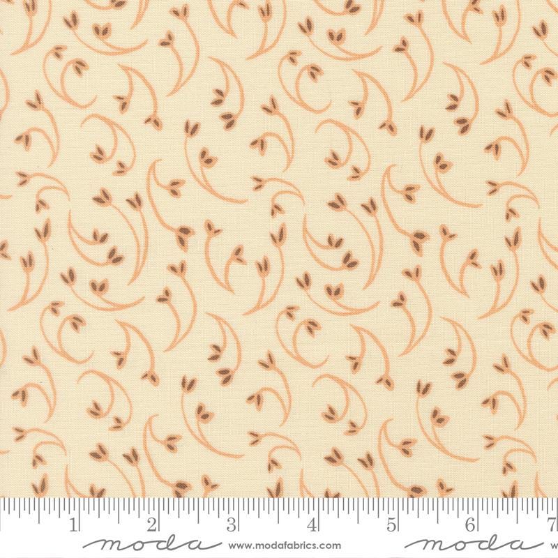 Sunlit Ruins 2.5" Jelly Roll, Moda 38160JR, 2.5" Precut Cream Brown Gray Green Blue Plum Floral Quilt Fabric Strips, Jessica Rose