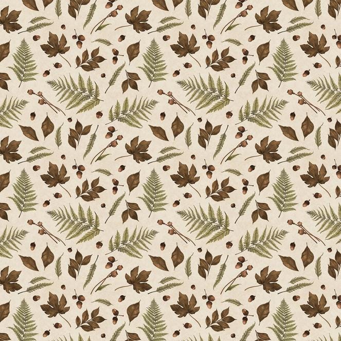 Oh My Gourd 5 Karat Crystals, Wilmington Prints 893-508, Precut 5" Fall Autumn Thanksgiving Pumpkins Floral Fabric Squares Charm Pack