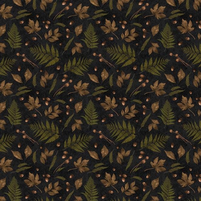 Oh My Gourd 5 Karat Crystals, Wilmington Prints 893-508, Precut 5" Fall Autumn Thanksgiving Pumpkins Floral Fabric Squares Charm Pack