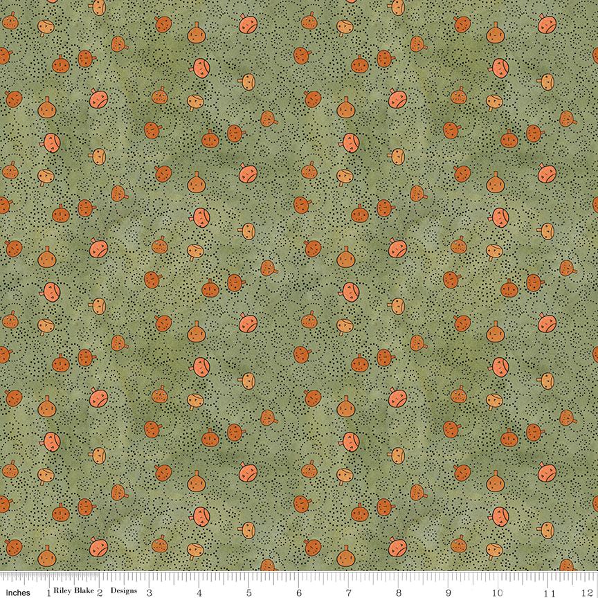 Spooky 10" Stacker, Riley Blake 10-17570-42, 10" Precut Halloween Layer Cake Fabric Squares, Teresa Kogut