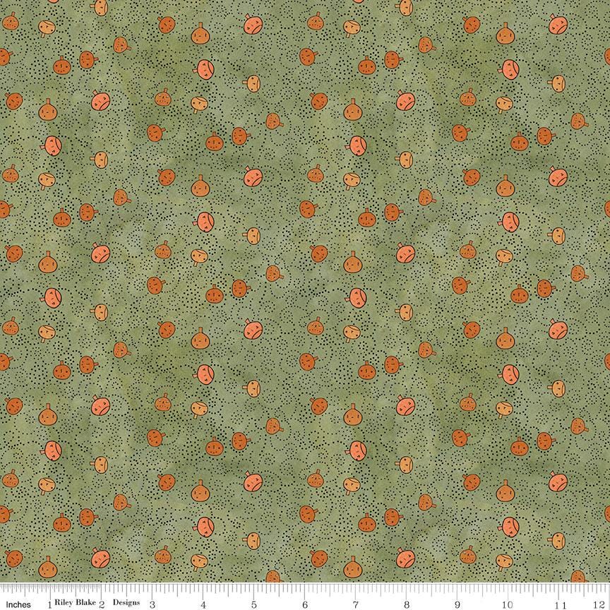 Spooky 5" Stacker, Riley Blake 5-17570-42, 5" Precut Halloween Charm Pack Fabric Squares, Teresa Kogut