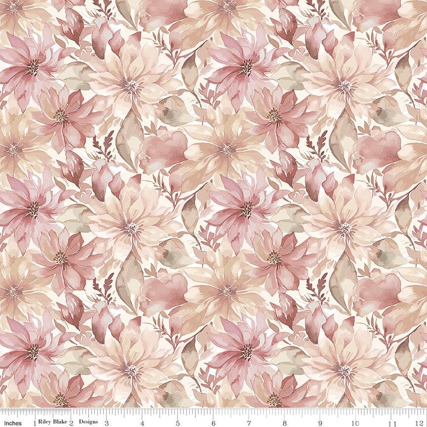 Daybreak on the Prairie Rolie Polie, Riley Blake RP-17680-40, 2.5" Precut Pink Purple Blue Floral Fabric Strip Roll, Melissa Gilbert