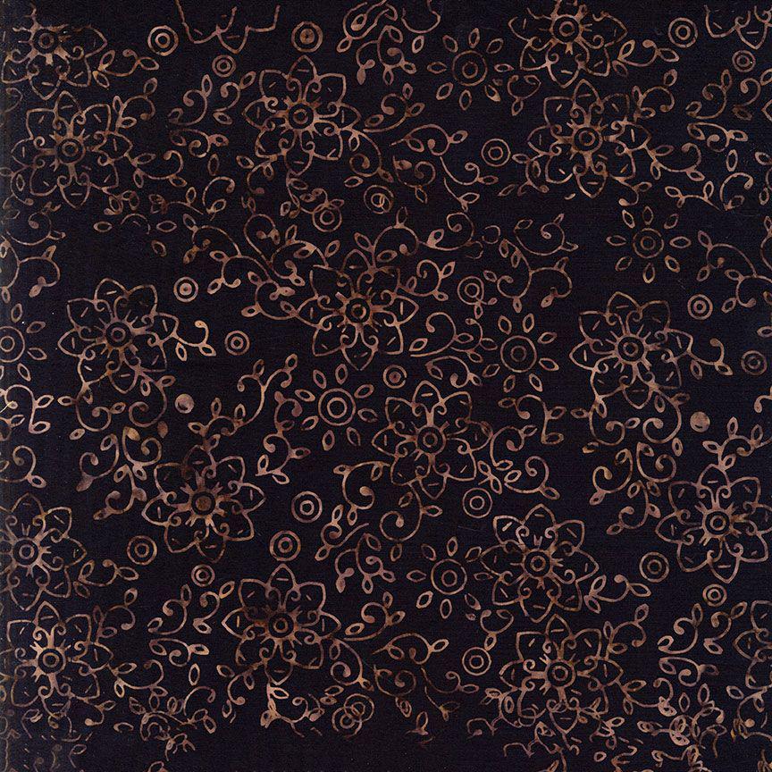 Tonga Ember Batik 5" Squares, Timeless Treasures Treat-Mini42 Ember, 5" Precut Brown Gold Rust Green Batik Charm Pack Squares