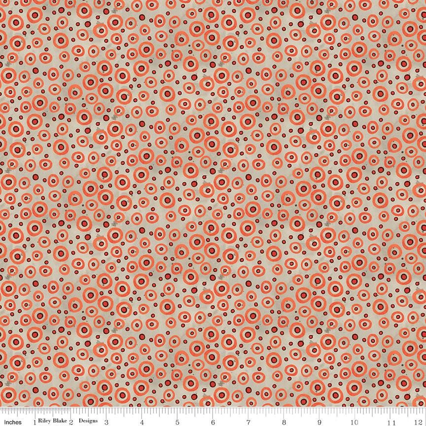Spooky Rolie Polie Jelly Roll, Riley Blake RP-17570-40, Precut 2.5" Halloween Fabric Strips, Teresa Kogut