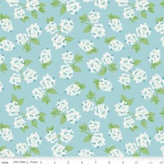 Correspondence 5" Stacker, Riley Blake 5-17560-42, 5" Precut Blue Green Pink Floral Fabric Squares, Beverly McCullough