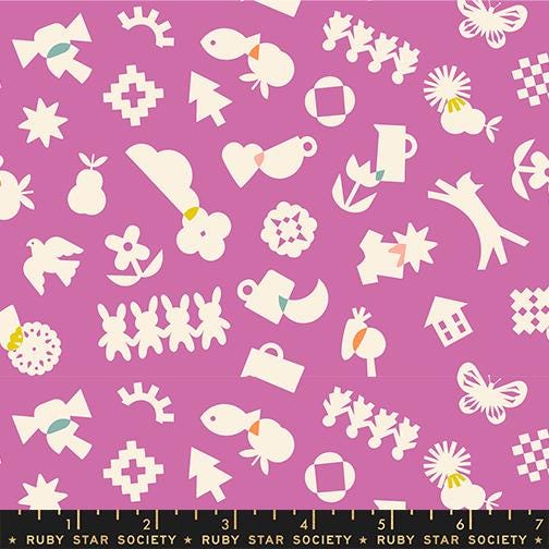 Paper Cuts 2 2.5" Mini Charm Pack, Moda RS1107MC, 2.5" Precut Modern Multicolored Quilt Fabric Squares, Ruby Star Society, Rashida Hale