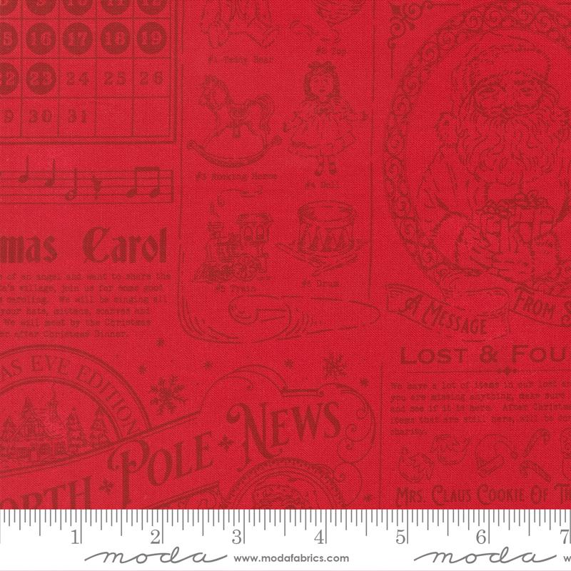 Holiday Cheer 5" Charm Pack, Moda 20970PP, 5" Precut Christmas Xmas Fabric Squares, Stacy Iest Hsu