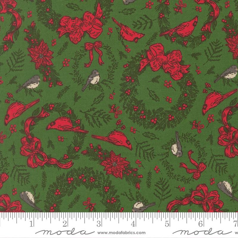 Holiday Cheer 5" Charm Pack, Moda 20970PP, 5" Precut Christmas Xmas Fabric Squares, Stacy Iest Hsu