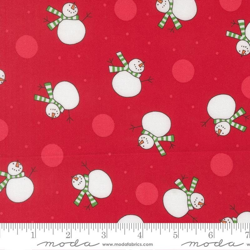 Snow Time 5" Charm Pack, Moda 22500PP, 5" Precut Christmas Xmas Fabric Squares, Me and My Sister