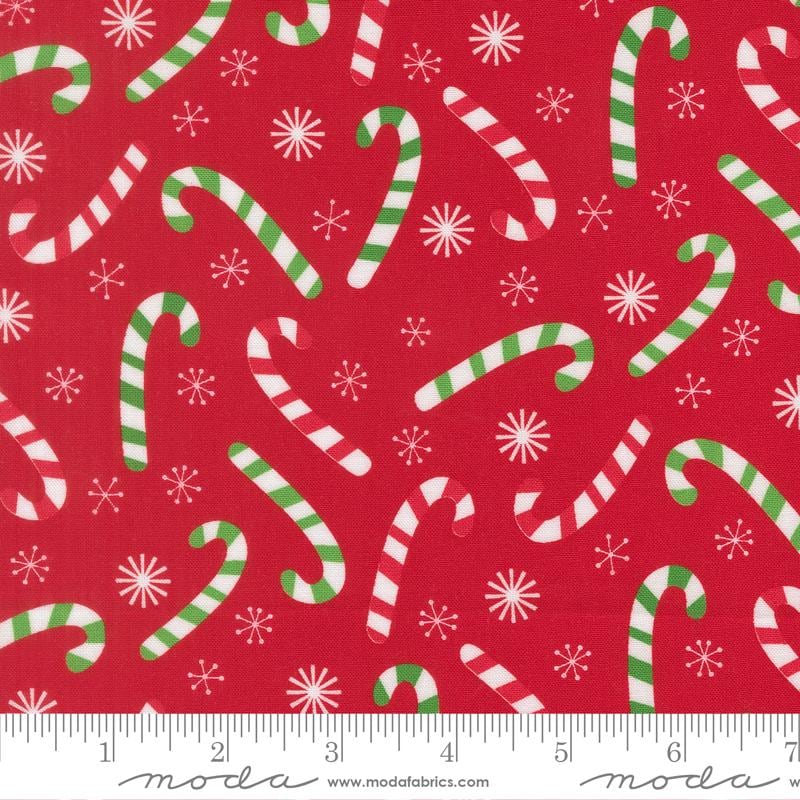 Snow Time 5" Charm Pack, Moda 22500PP, 5" Precut Christmas Xmas Fabric Squares, Me and My Sister