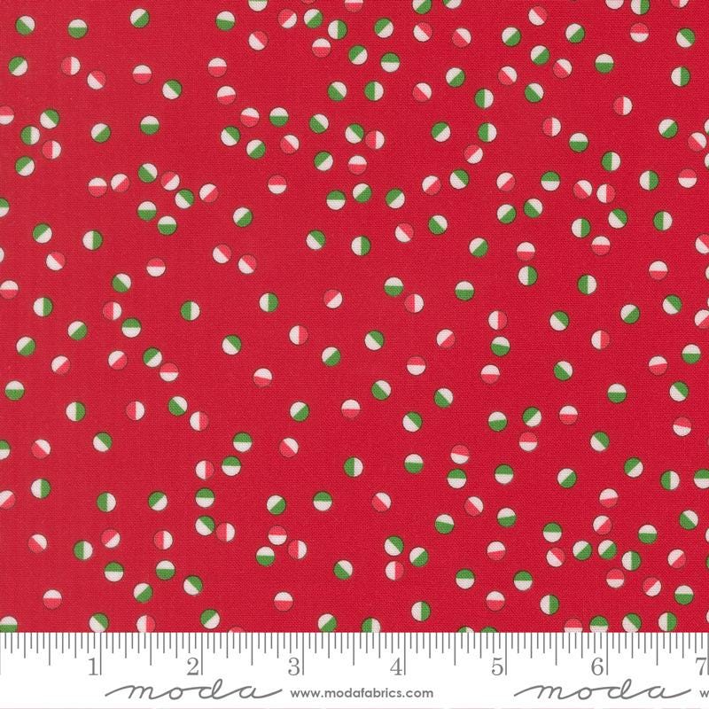 Snow Time Jelly Roll, Moda 22500JR, 2.5" Precut Christmas Xmas Jelly Roll Fabric Strips, Me and My Sister