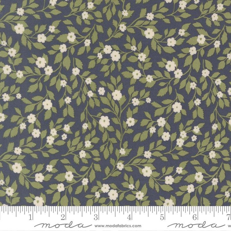 True Love 10" Charm Pack, Moda 5260LC, 10" Precut Blue Green Tan Floral Fabric Squares, Lella Boutique