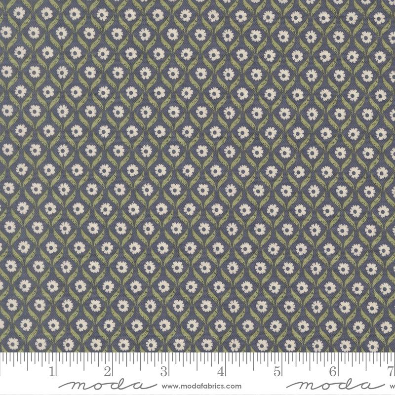 True Love 10" Charm Pack, Moda 5260LC, 10" Precut Blue Green Tan Floral Fabric Squares, Lella Boutique