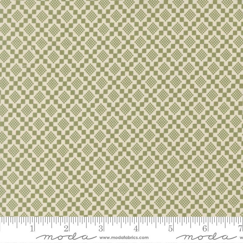 True Love 5" Charm Pack, Moda 5260PP, 5" Precut Blue Green Tan Floral Fabric Squares, Lella Boutique