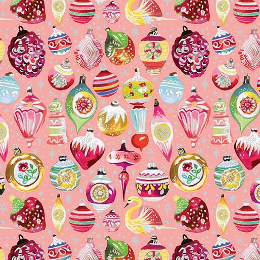 Magical Season 10" Fabric Squares, Benartex MGS10PK, Precut 10" Iconic Christmas Xmas Layer Cake Fabric Squares, Katie Daisy